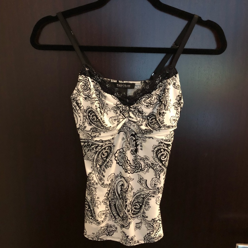 White House Black Market Cami Paisley XXS